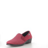 Pantoufles en textile rouges